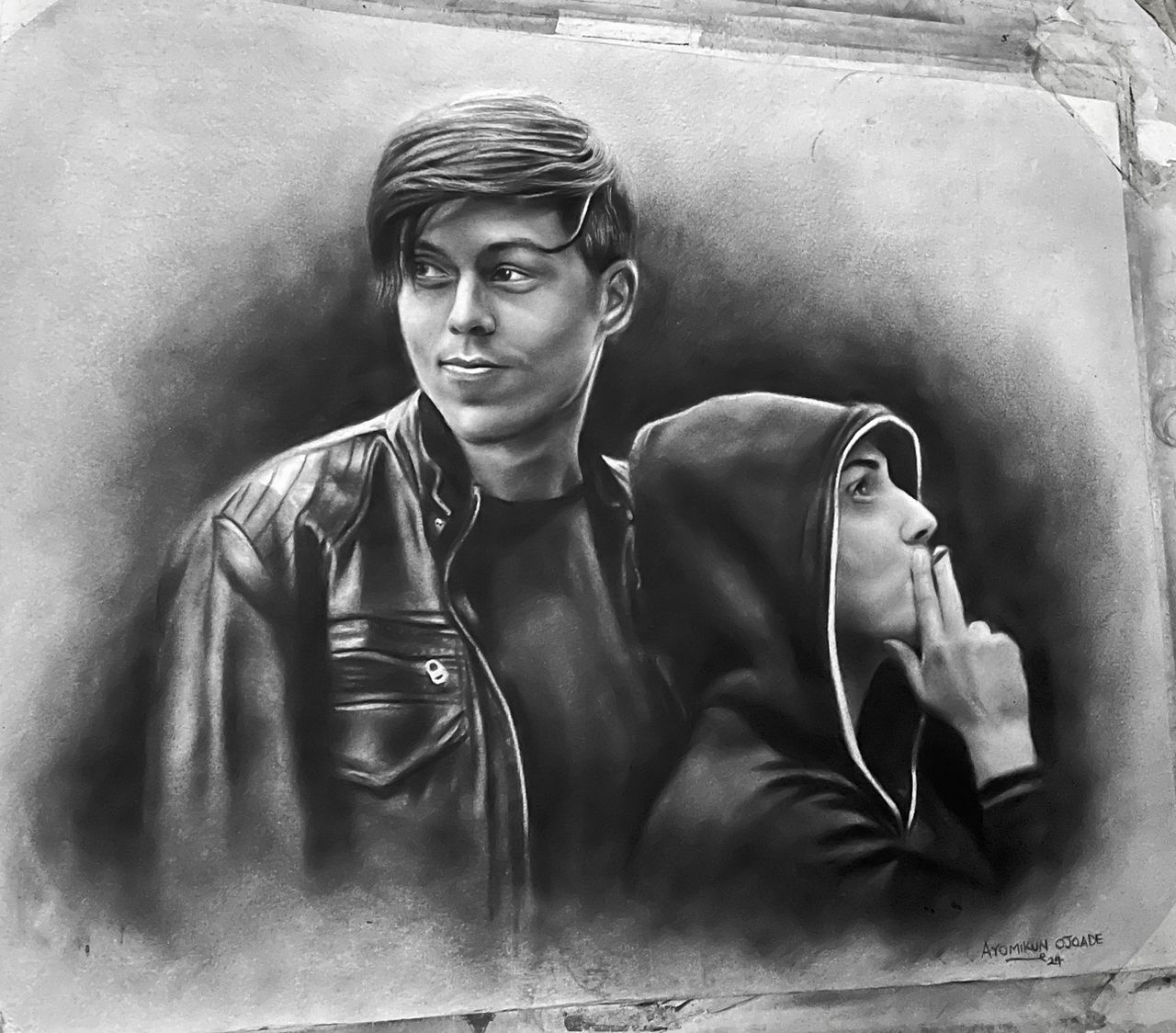 Charcoal Drawing Result